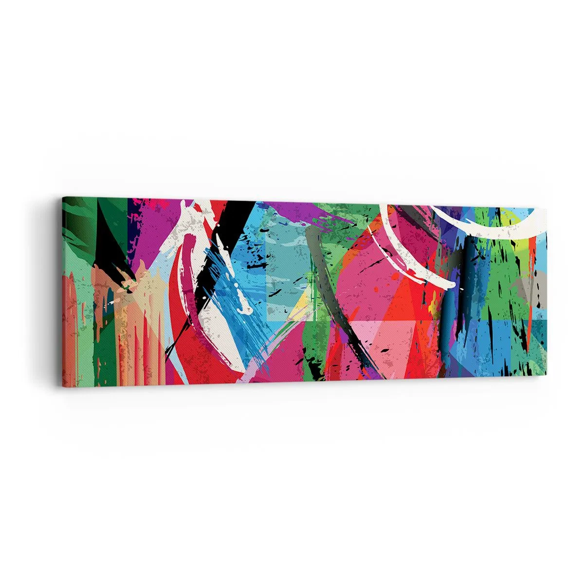 Canvastavla - Bild på duk - Snabbt och livligt - 90x30 cm