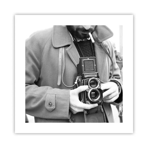 Affisch - I retrostil - 40x40 cm