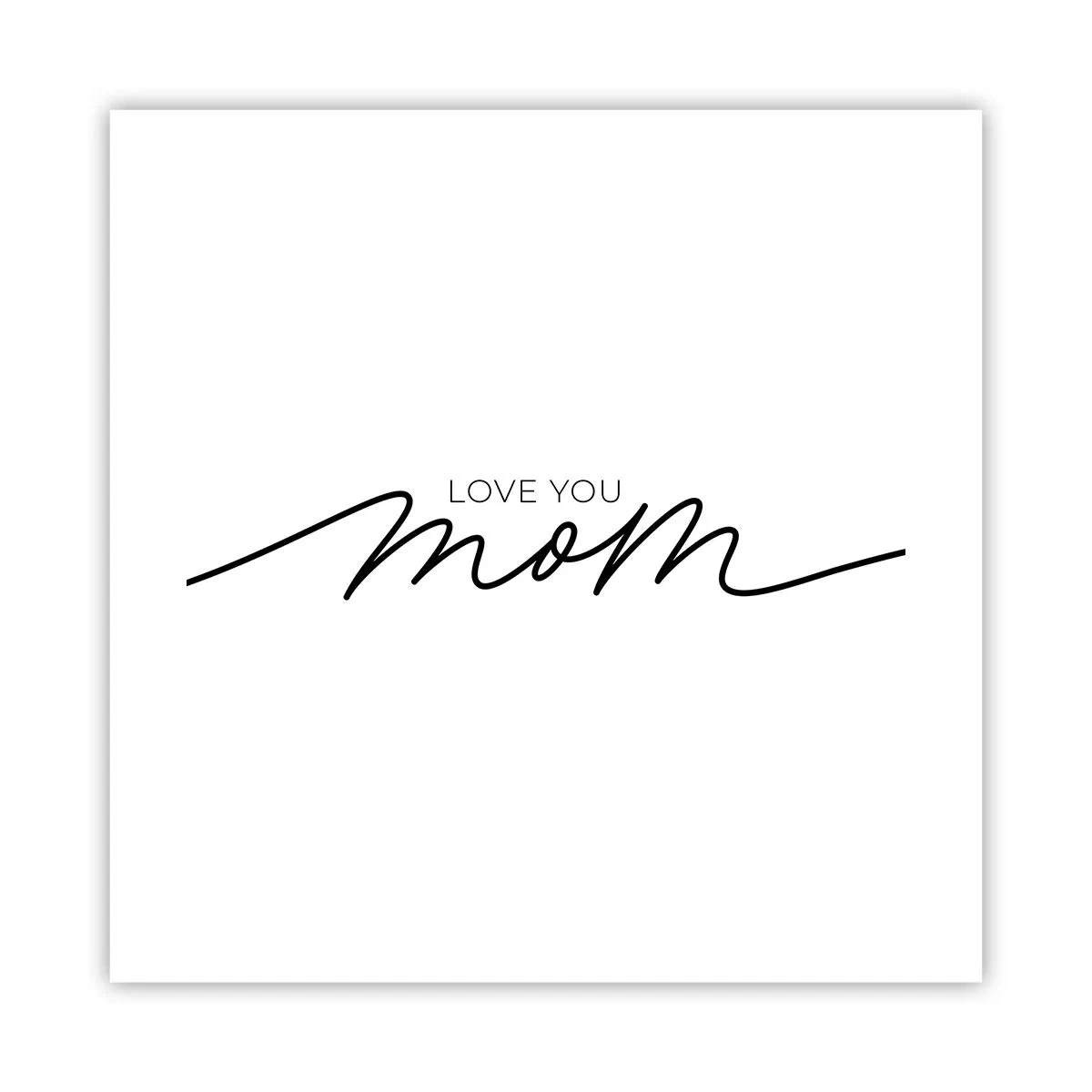 Affisch - Jag är mycket rörd - 40x40 cm