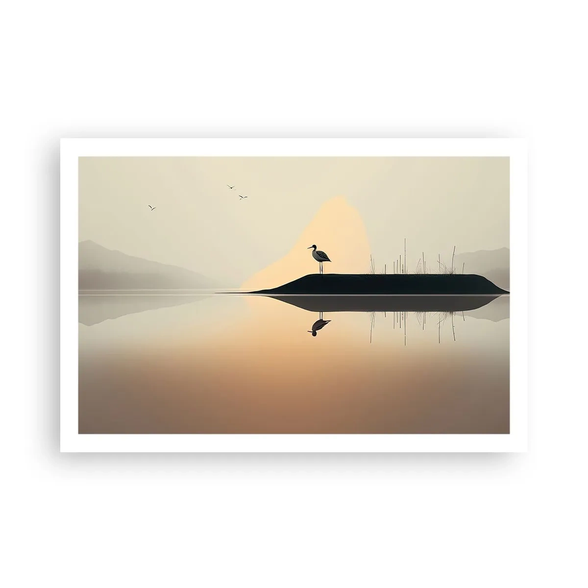 Affisch - Herre på sjön - 91x61 cm