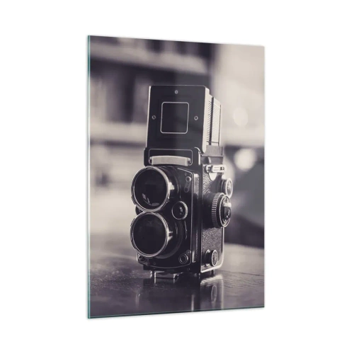 Glastavla - Bild på glas - Ett gammalt fotografis magi - 50x70 cm