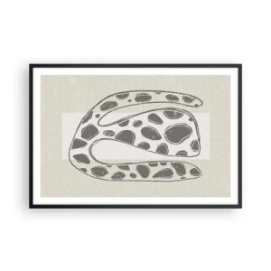 Affisch i svart ram - En bisarr varelse - 91x61 cm