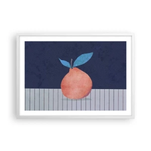 Affisch i vit ram - Konvexitet och planhet - 70x50 cm