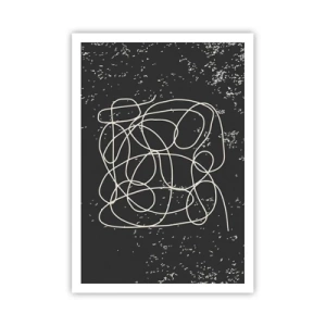 Affisch - Vilsegångna tankar - 70x100 cm