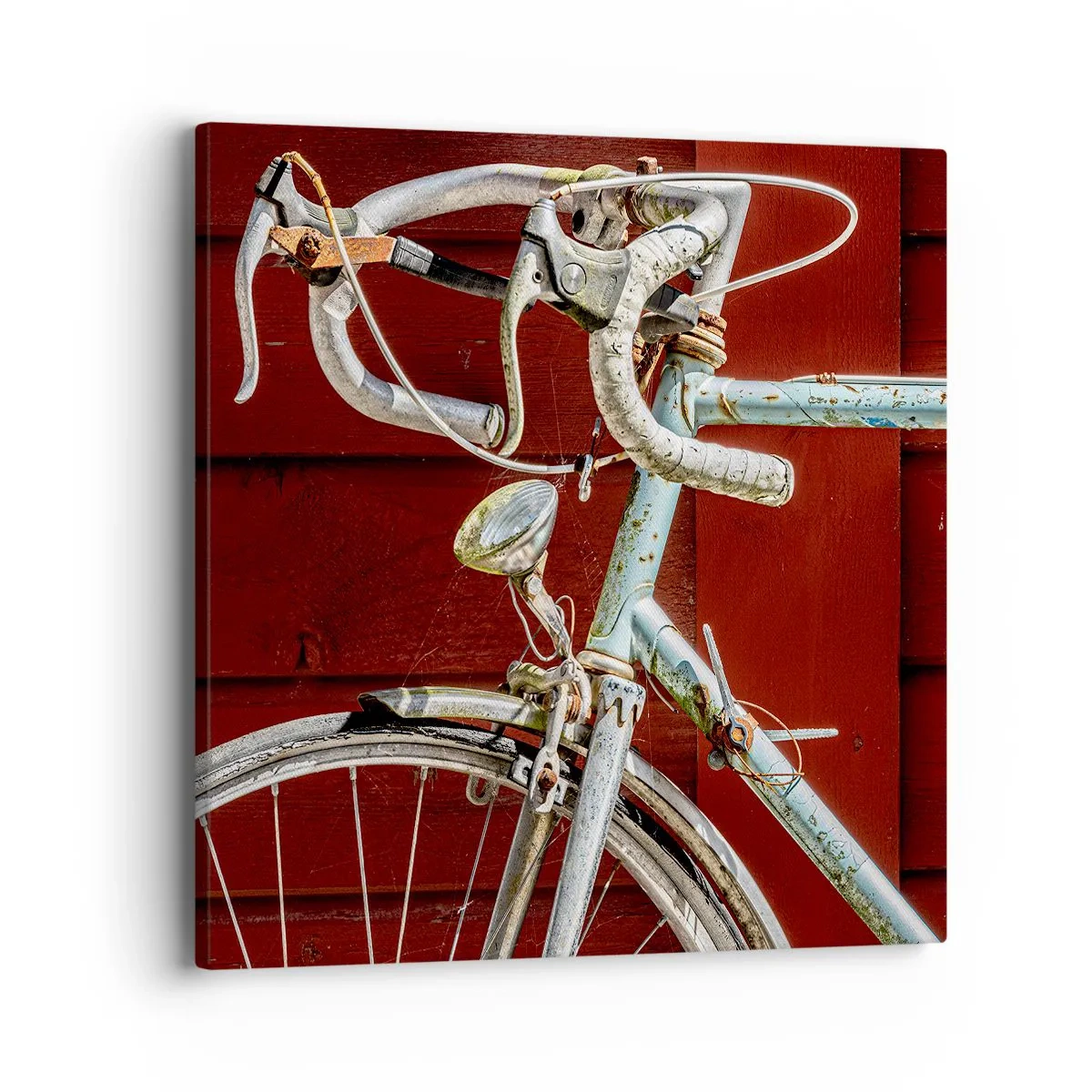 Canvastavla - Bild på duk - Skapad för segrar - 40x40 cm