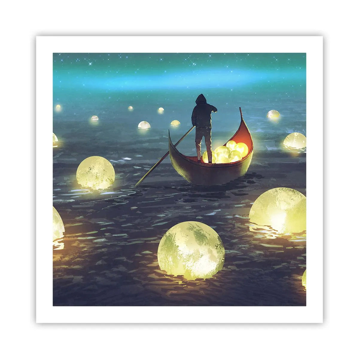 Affisch - Saker som filosoferna inte drömt om - 60x60 cm