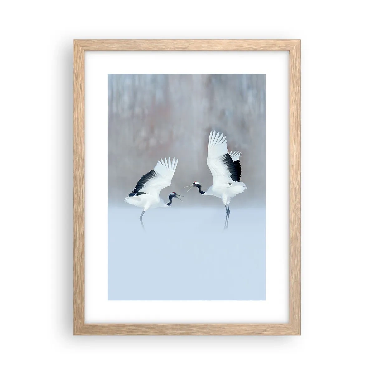 Affisch i ram av ljusek - Dansen i dimman - 30x40 cm