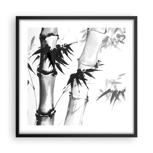 Affisch i svart ram - Inzoomad orient - 50x50 cm