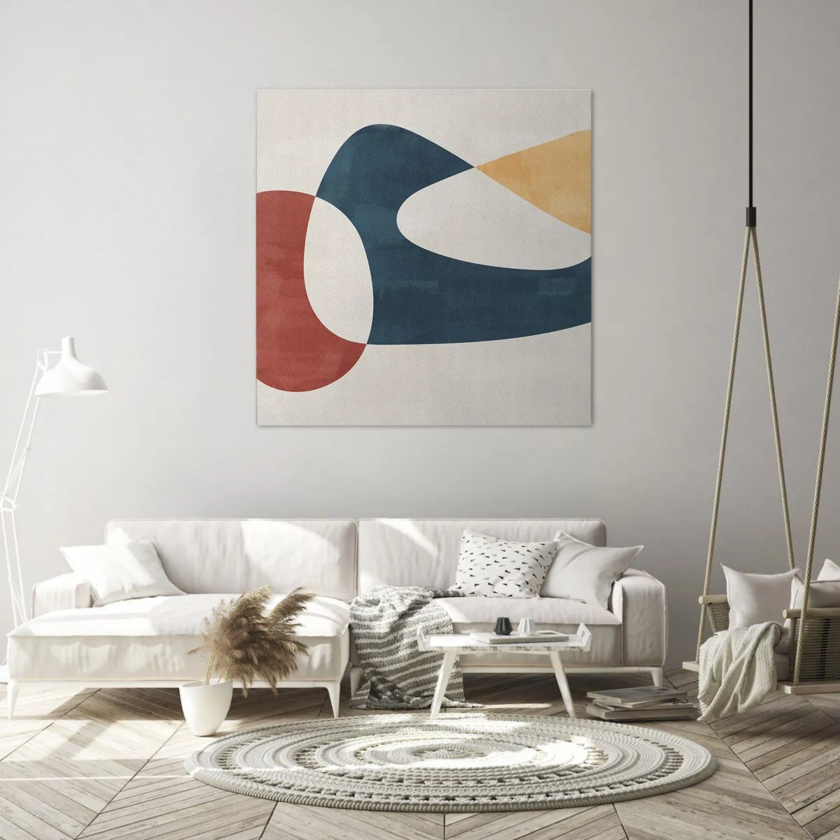 Canvastavla - Bild på duk - Influenser och metamorfoser - 70x70 cm