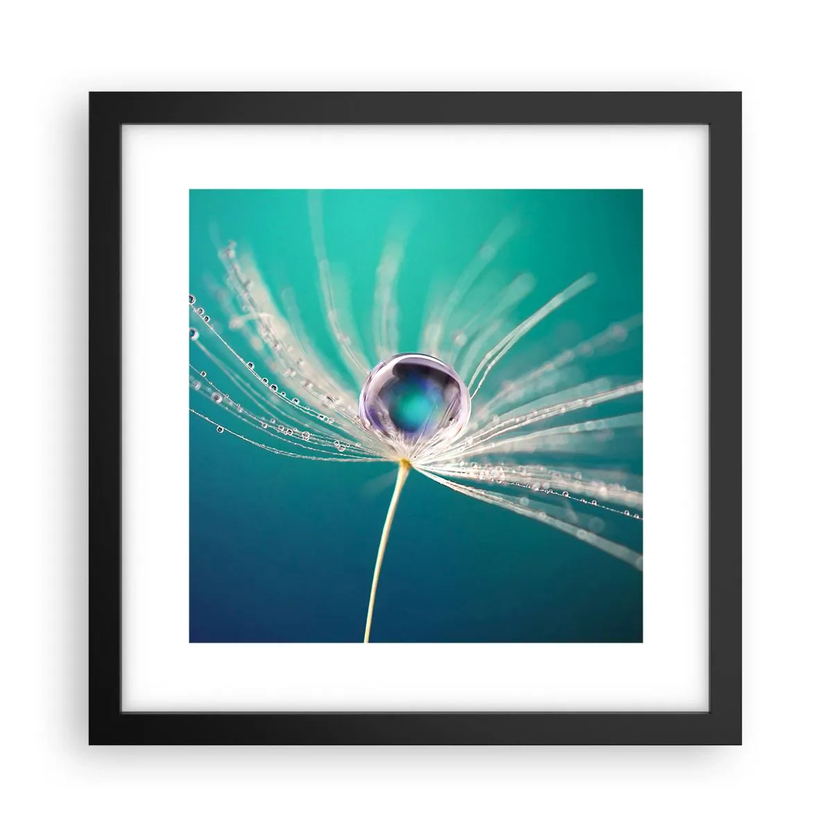 Affisch i svart ram - Mystisk stund - 30x30 cm