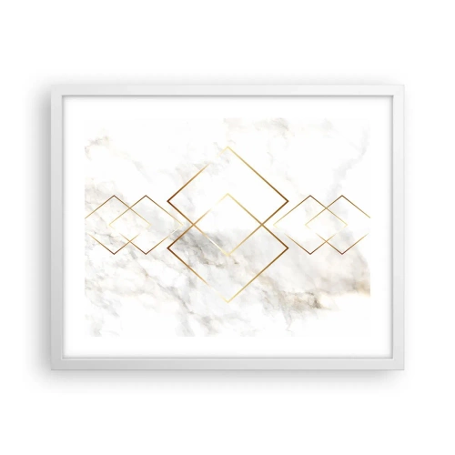 Affisch i vit ram - Utsikt över oändlighet - 50x40 cm