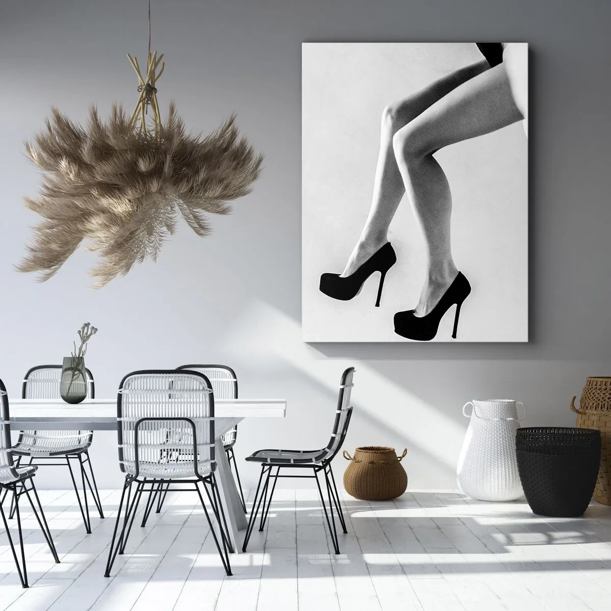 Canvastavla - Bild på duk - Evig kvinnlighet - 55x100 cm