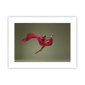 Affisch - Dansande låga - 40x30 cm