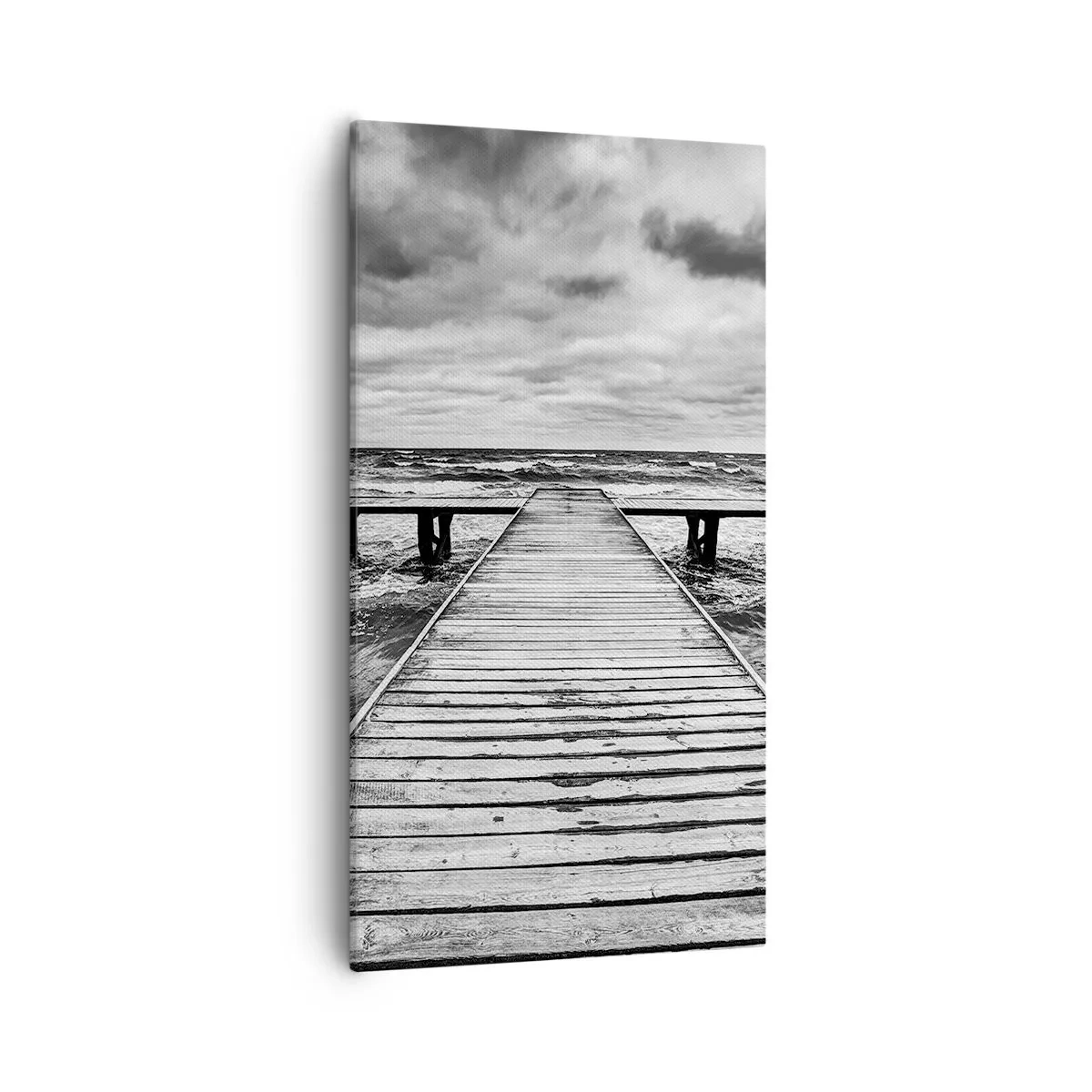 Canvastavla - Bild på duk - Jag väntar på vind som blåser bort... - 55x100 cm