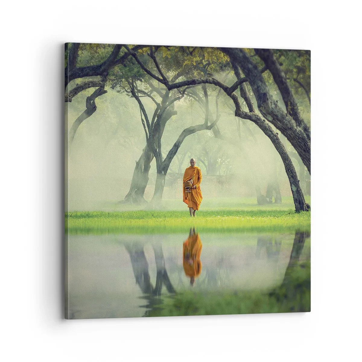 Canvastavla - Bild på duk - På väg till upplysningen - 70x70 cm