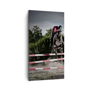 Canvastavla - Bild på duk - Tillsammans mot seger - 45x80 cm