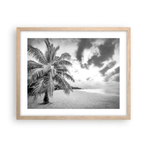 Affisch i ram av ljusek - När du längtar efter ensamheten... - 50x40 cm