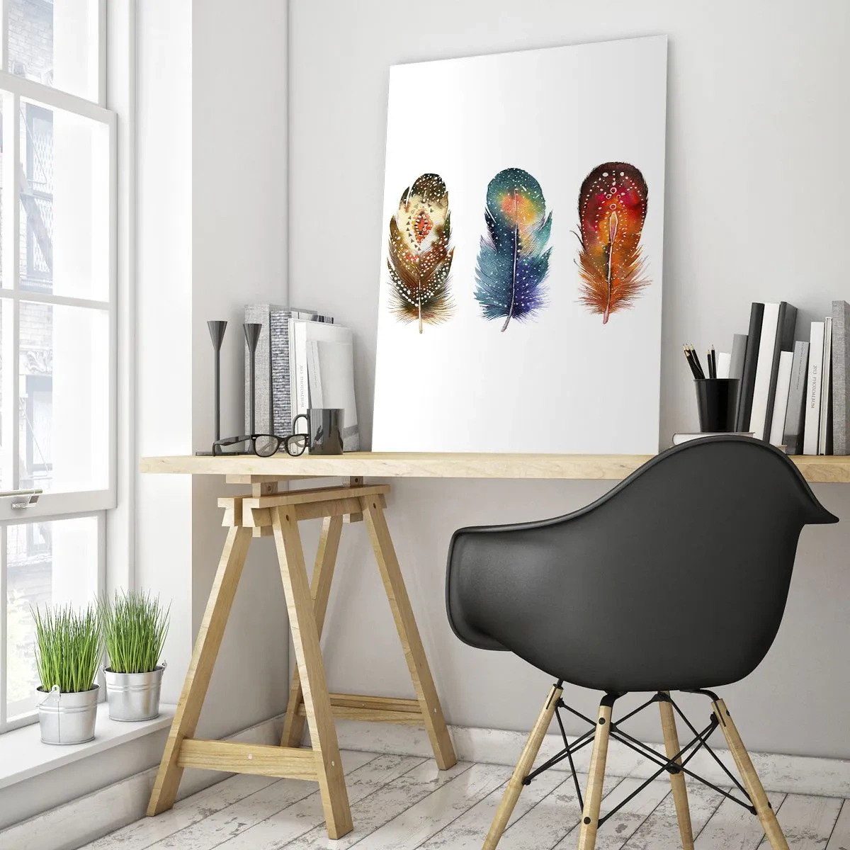 Glastavla - Bild på glas - Ritualer, seder, hemligheter - 50x70 cm