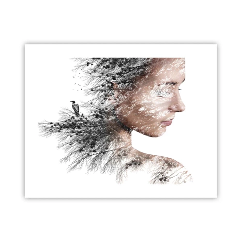 Affisch - Skogens ande - 50x40 cm