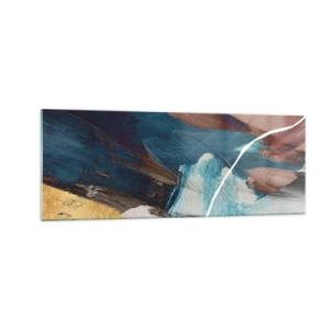 Glastavla - Bild på glas - Med styrka och energi - 140x50 cm