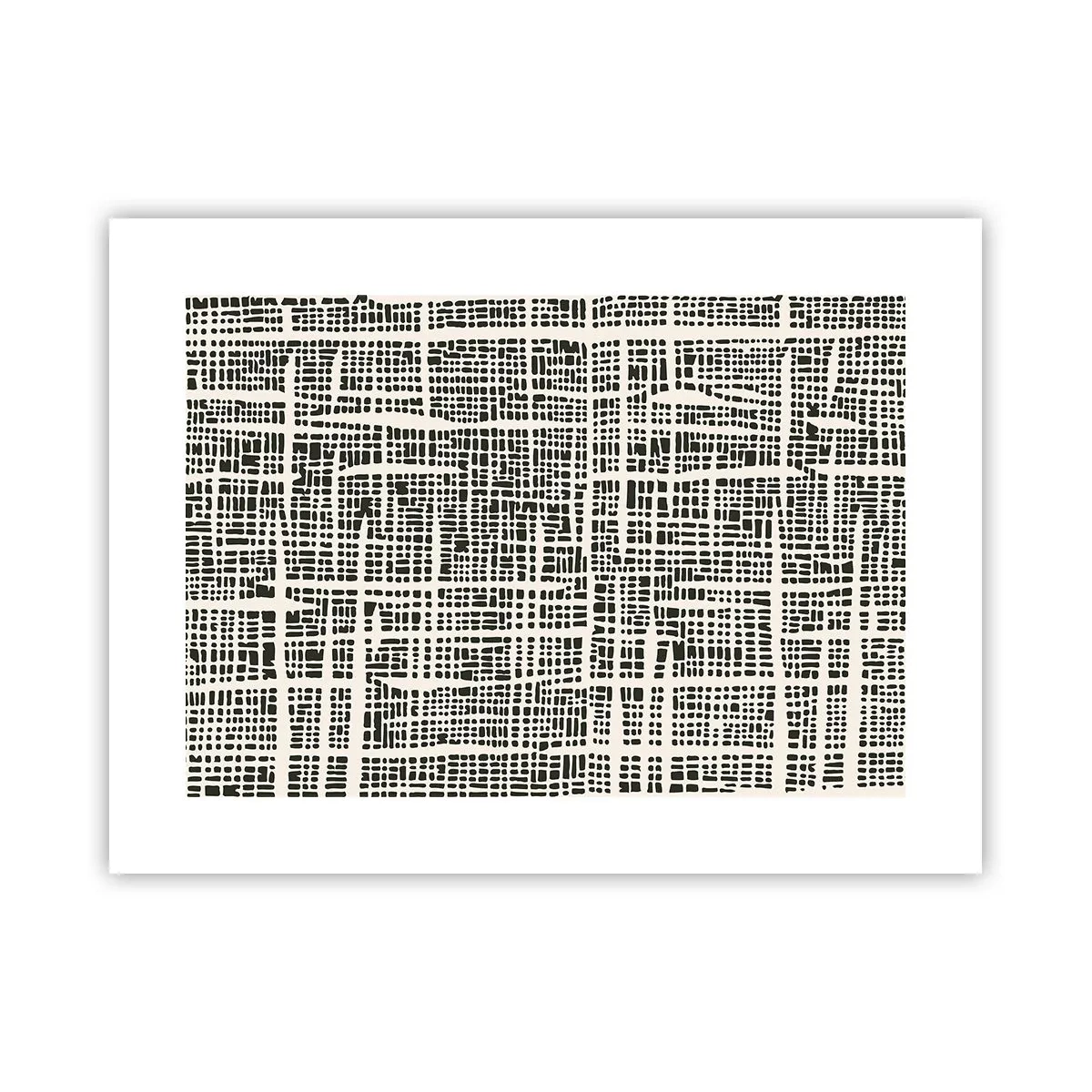 Affisch - Vävd komposition - 40x30 cm