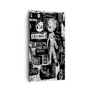 Canvastavla - Bild på duk - Unga själens rättigheter och glädje - 45x80 cm