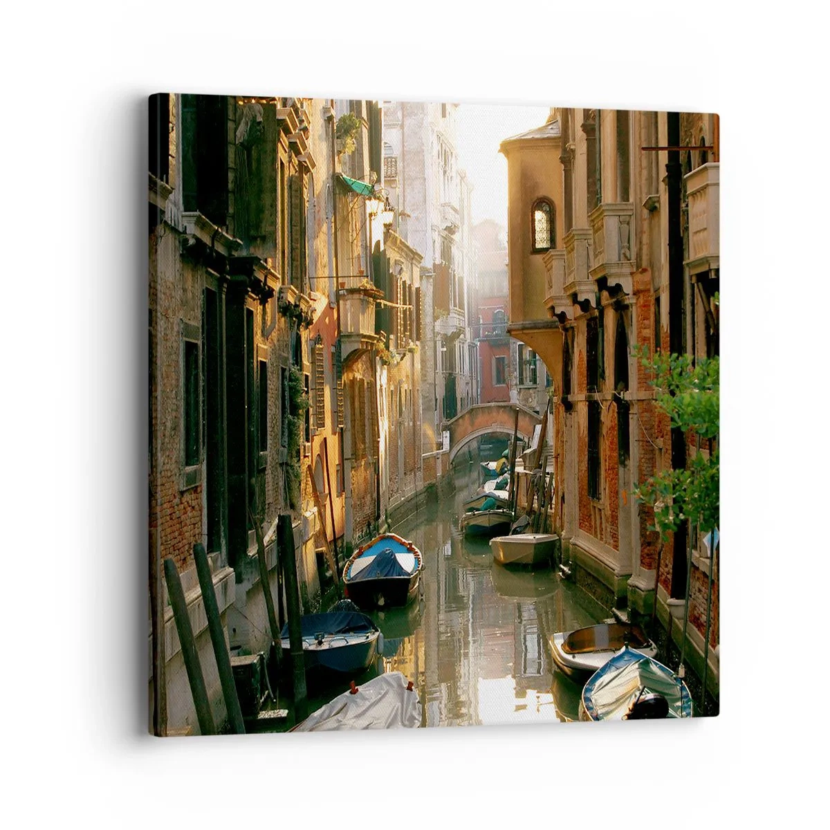 Canvastavla - Bild på duk - På en gränd i Venedig - 40x40 cm