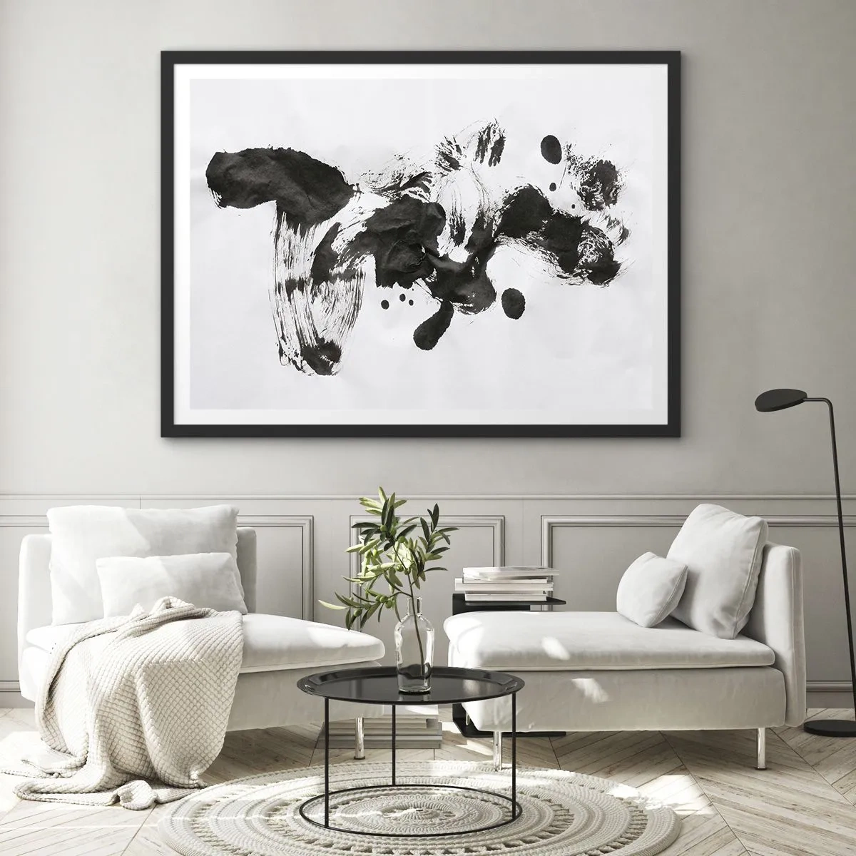 Affisch i svart ram - En metod i galenskap? - 50x40 cm