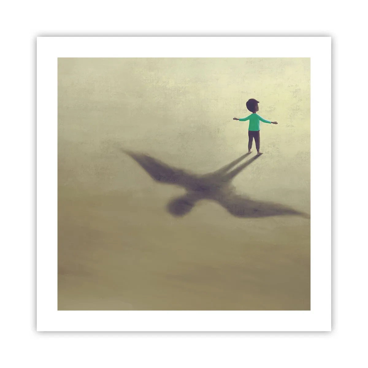 Affisch - Framtidens hjälte - 50x50 cm