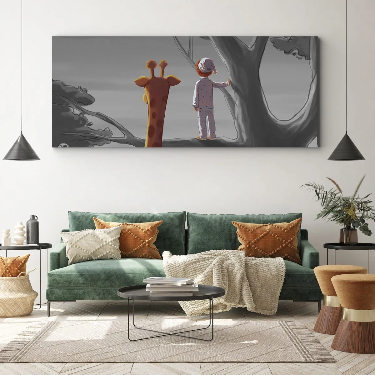 Canvastavla - Bild på duk - Det händer på riktigt - 100x40 cm
