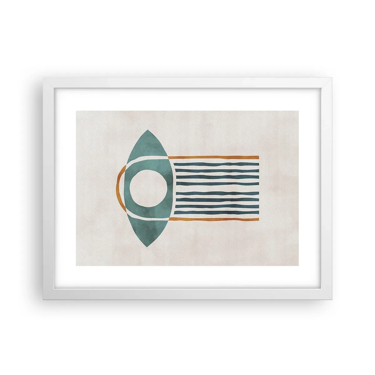 Affisch i vit ram - Tecken och ritualer - 40x30 cm