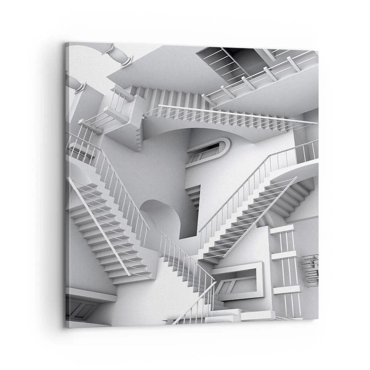 Canvastavla - Bild på duk - Rummets paradoxer - 60x60 cm