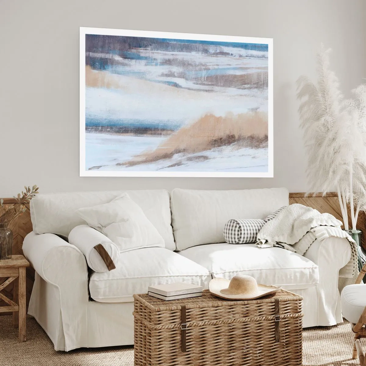 Affisch - Vinterkomposition - 100x70 cm