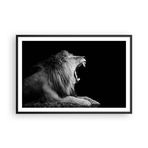 Affisch i svart ram - Utan någon tvekan - 91x61 cm