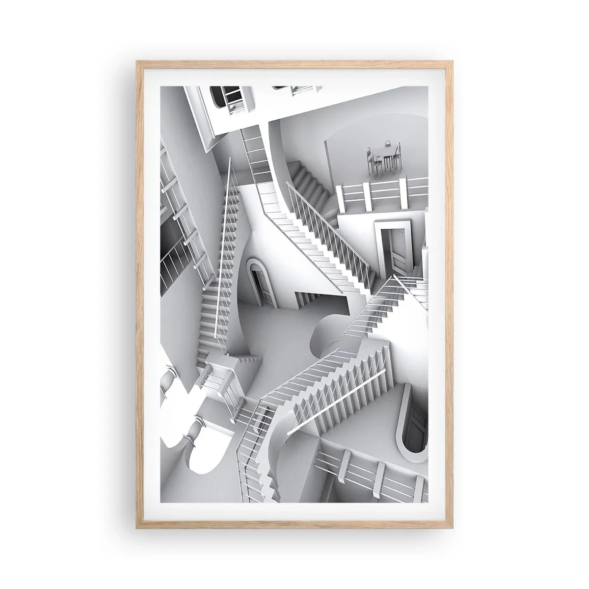 Affisch i ram av ljusek - Rummets paradoxer - 61x91 cm