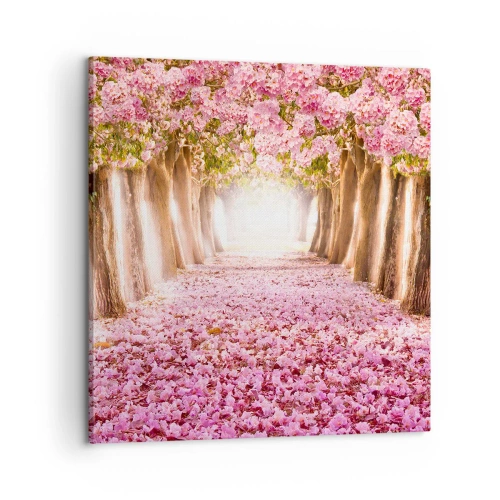 Canvastavla - Bild på duk - Vägen till paradiset - 60x60 cm