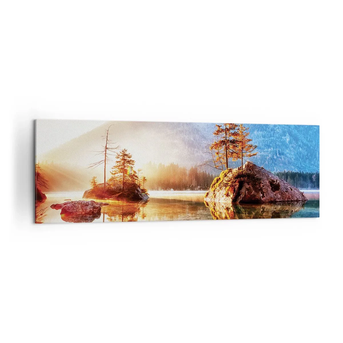Canvastavla - Bild på duk - Naturen i ett nytt ljus - 160x50 cm