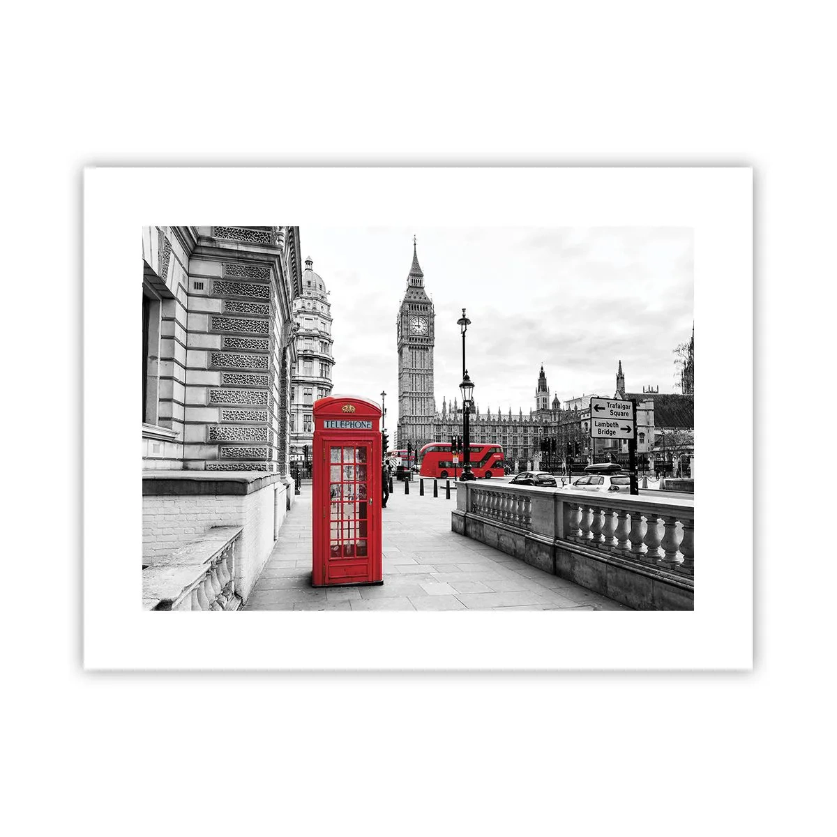 Affisch - London utan tvekan - 40x30 cm