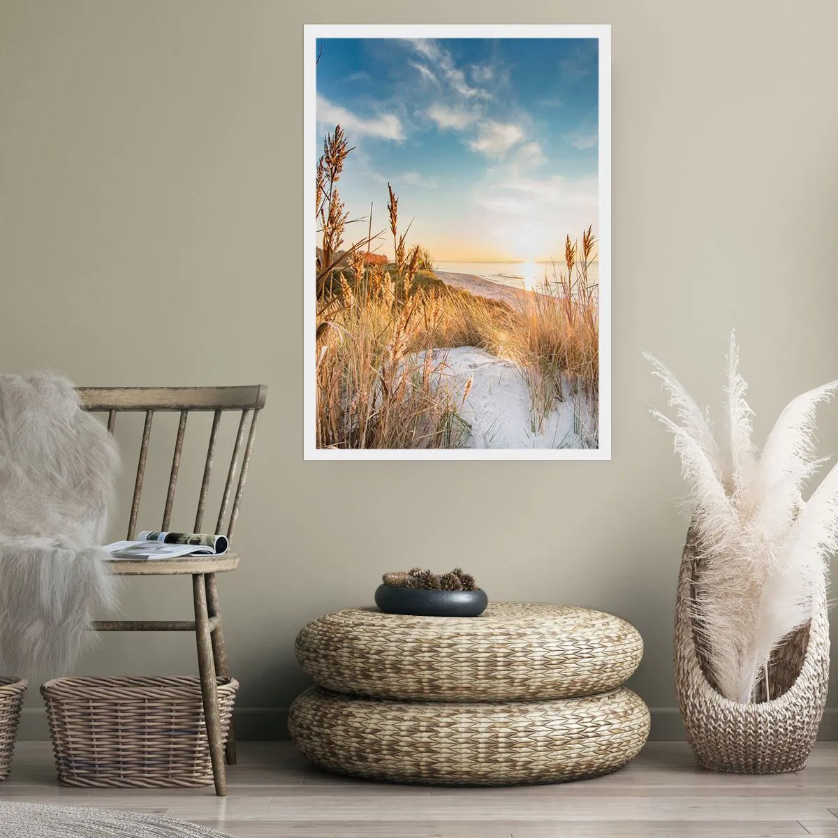 Affisch - Nordlig strand - 70x100 cm