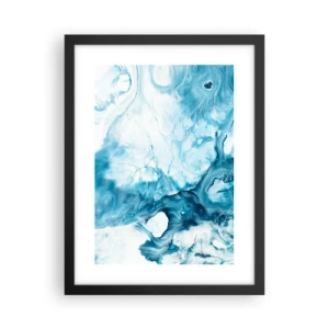 Affisch i svart ram - Blåhetens konsert - 30x40 cm