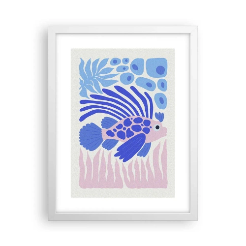 Affisch i vit ram - I sitt rätta miljö - 30x40 cm