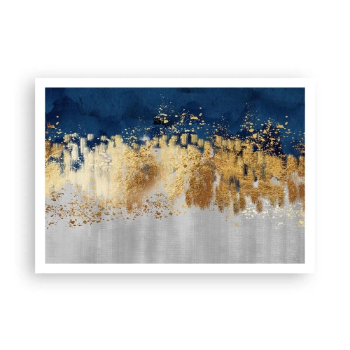 Affisch - Modern komposition med blixt - 100x70 cm