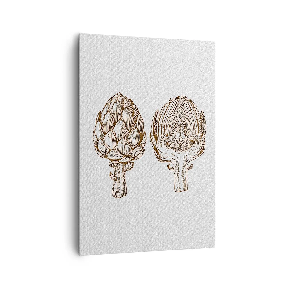 Canvastavla - Bild på duk - Anatomilektion - 70x100 cm