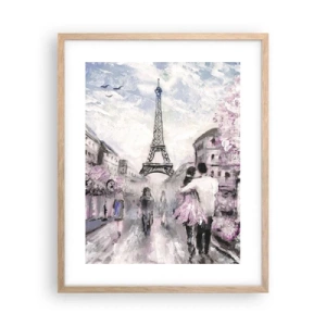 Affisch i ram av ljusek - Bli kär bara i... - 40x50 cm