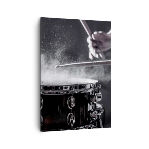 Canvastavla - Bild på duk - Musikens puls - 70x100 cm