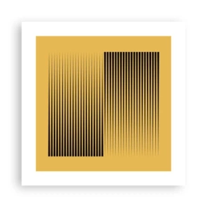 Affisch - Motsatsernas kvadrat - 40x40 cm