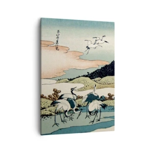Canvastavla - Bild på duk - I japansk anda - 50x70 cm