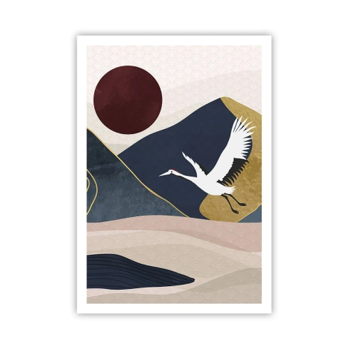 Affisch - Nästa dag FLUGIT iväg - 70x100 cm