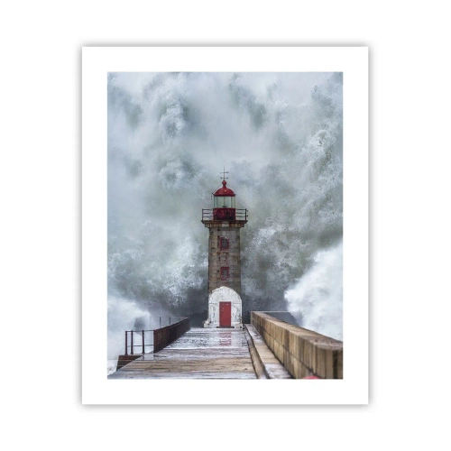 Affisch - Vattnets vrål, vindens skrik  - 40x50 cm