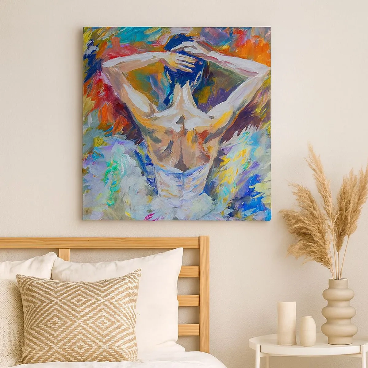 Canvastavla - Bild på duk - Det kan vara allt - 30x30 cm